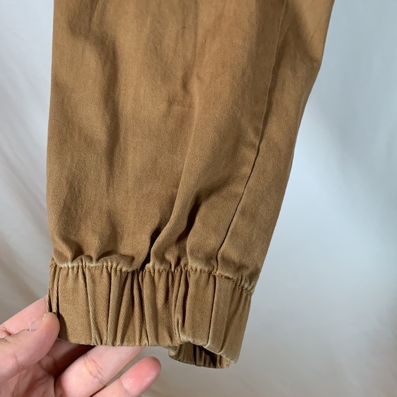 Warehouse One Tan Brown Khaki Jogger Pants - Picture 6 of 9